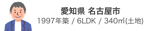 愛知県 名古屋市 1997年築 / 6LDK / 340㎡